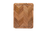 H&B ACACIA WOOD CUTTING BOARD WITH GROOVE