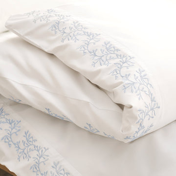 Christy Mistle Toe Duck Egg - Duvet Cover Set Christy England