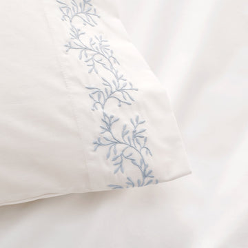 Christy Mistle Toe Duck Egg - Comforter Sheet Set Christy England