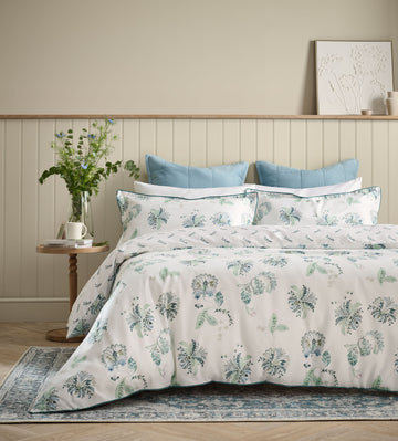 Christy Mistle Toe Duck Egg - Duvet Cover Set Christy England