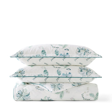 Christy Mistle Toe Duck Egg - Duvet Cover Set Christy England