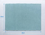 PLACEMATS 4PCS SET SOLID LIGHT BLUE Home and beyond