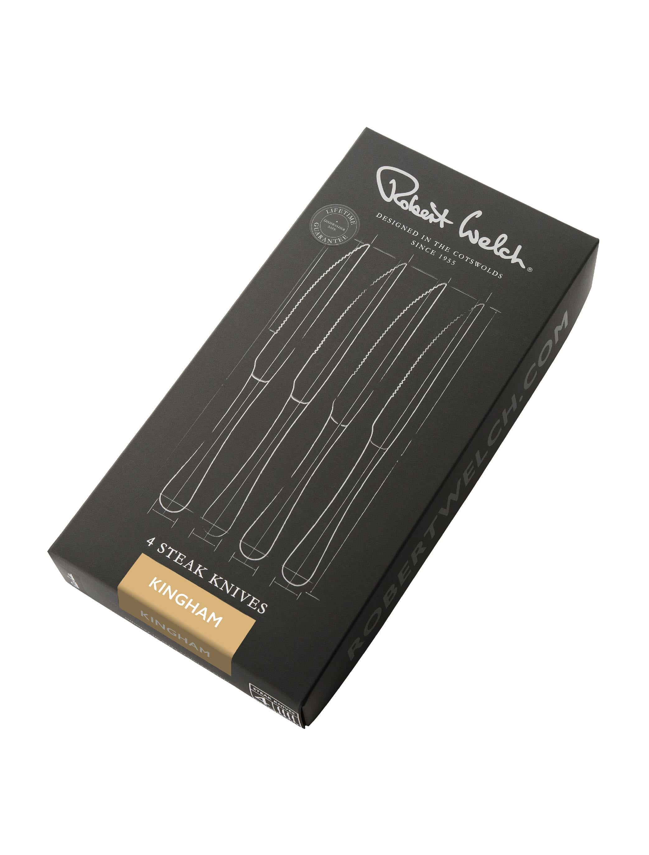 KINGHAM (BR) 4P STEAK KNIFE SET Robert Welch