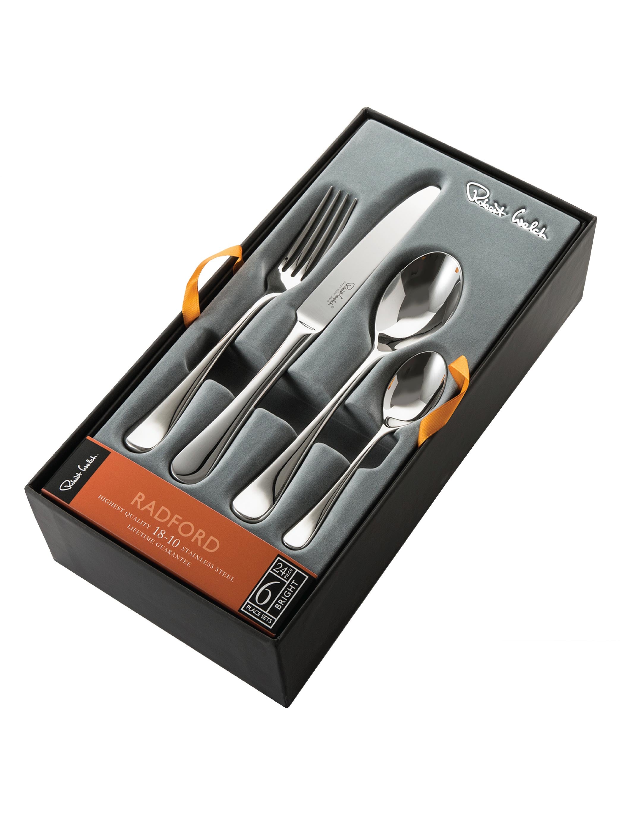 RADFORD (BR), 30 PC Set - w/ 6 Long Handled Spoons FREE Robert Welch