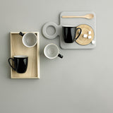 Elements Black 4 Piece Mug/Beaker set Denby