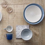 Studio Blue Chalk Medium Ridged Bowl Denby