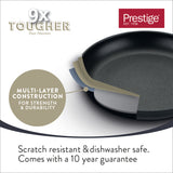 Prestige 9 x Tougher Aluminium Saucepan Set Home and beyond