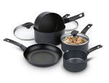 Prestige 9 X Tougher Non-Stick Frying Pan, Saucepan & Milk Pan Set - 5 Pieces Home and beyond