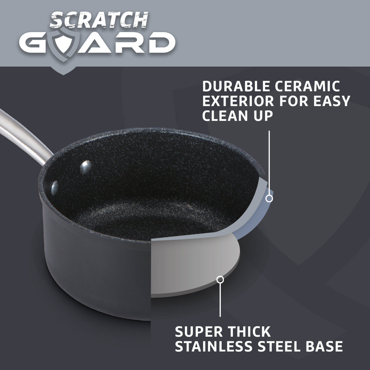 Prestige Scratch Guard Aluminium Chefs Casserole, 28cm/5.7L Home and beyond