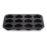 Prestige Inspire Muffin Tin, 12 Cup - Black Home and beyond