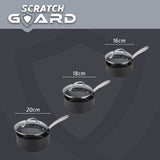 Prestige Scratch Guard Aluminium Saucepan Set, 3 Pcs Home and beyond