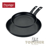 Prestige  9 x Tougher Aluminium Frypan Twin Pack, 21cm & 29cm Home and beyond