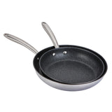 Prestige Scratch Guard Stainless Steel Frypan Twin Pack, 25cm & 29cm Home and beyond