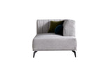 Boulevard Grey L-Shape Sofa Set (2+1) Home & Beyond