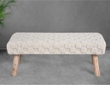 CALAVAR BENCH IVORY 120 X 40 X 50 CM