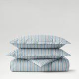 Christy Calder Stripe Blue - Duvet Cover & Sheet Set