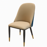LUCIUS DINING CHAIR CREAM/BLUE