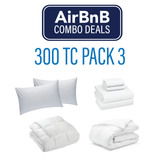 300TC Perfect Bed Pack 3 - Airbnb Combo Deal