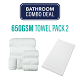 650GSM Towel Pack 2 - Airbnb Combo Deal Home and Beyond