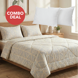 Printed Comforter Set + 2 Pillows COMBO DEAL