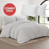 4Pc Bath Rugs + 16Pc Hydro Towel COMBO DEAL Home and beyond