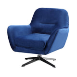 Felt Blue Swivel Chair Home & Beyond