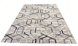 H&B AXIOM RUG AWM-20405 GREY & BLUE