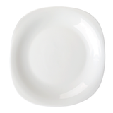H&B 18PC OPAL DINNERWARE SET SQUARE WHITE Home & Beyond