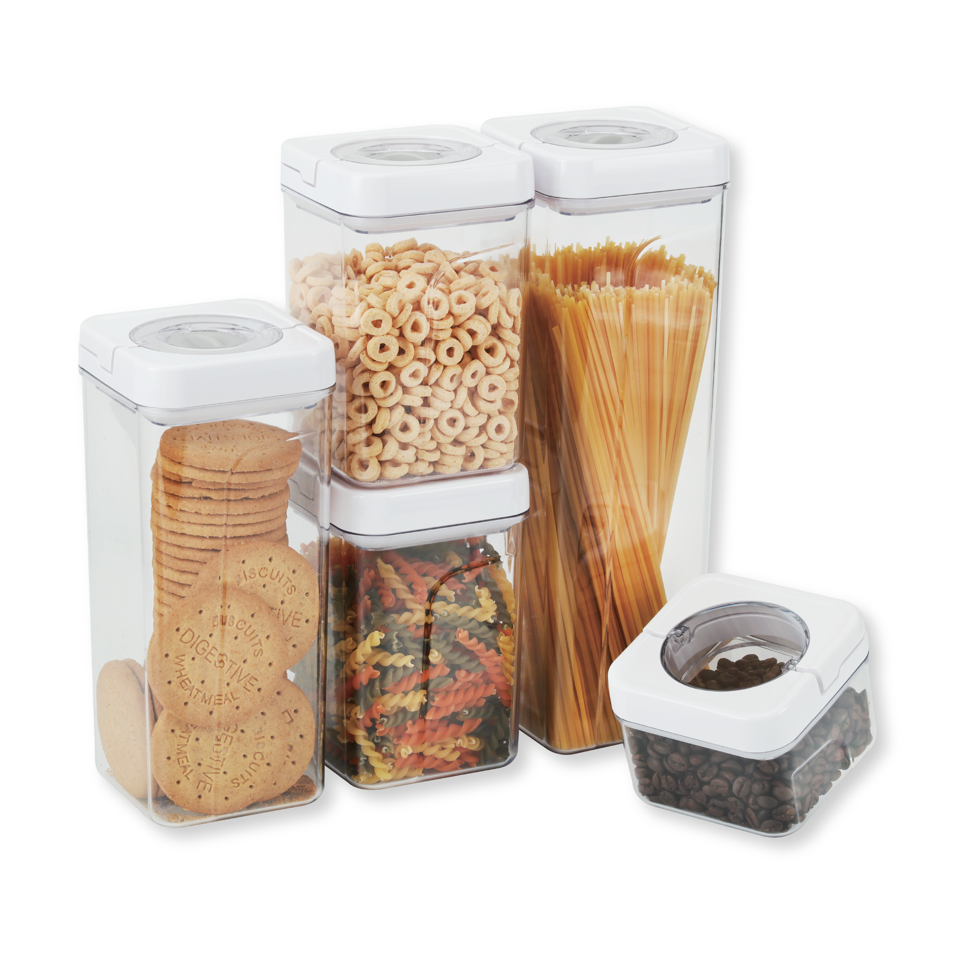 H&B 5 Pc Air Lock Kitchen Storage Set – Home and Beyond