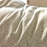 Christy Hampton Jade Duvet Cover Sheet Set - King