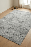 H&B HEX RUG - SILVER GREY
