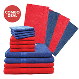 4Pc Bath Rugs + 16Pc Hydro Towel COMBO DEAL Home and beyond