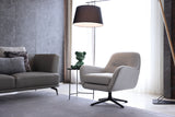 Ivory Swivel Chair Home & Beyond