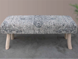 JERDON BENCH GREY 120 X 40 X 50 CM Home & Beyond