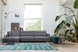 Kensington Grey L-Shape Sofa Set (2+1) Home & Beyond