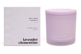 Serenity Glass Jar Candle Lavender Clementine (10 Oz) Home and beyond