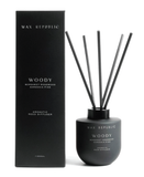 Wax Republic Glass Jar Diffuser - Woody (200 Ml)