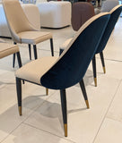 LUCIUS DINING CHAIR CREAM/BLUE Home & Beyond