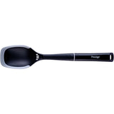 Prestige 2-in-1 Kitchen Tools Solid Spoon with Silicone Edge - Grey