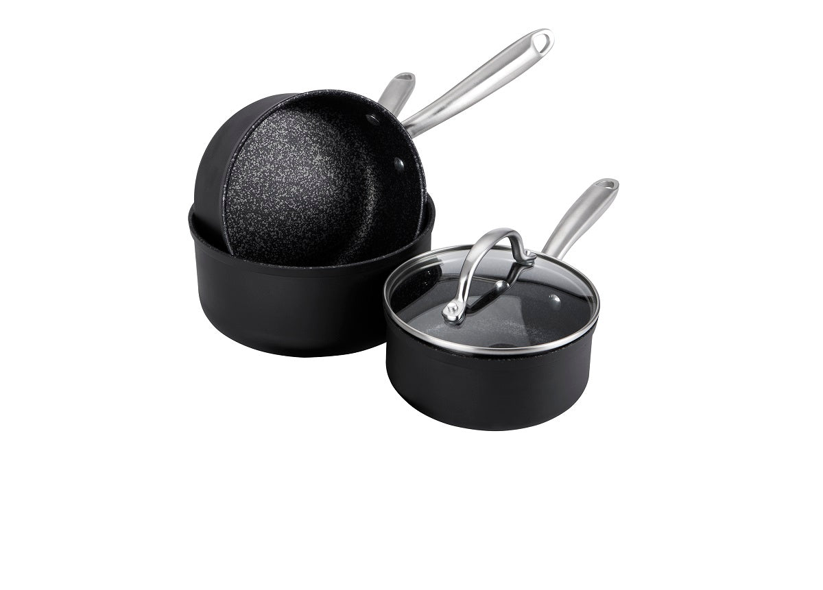 Prestige Scratch Guard Aluminium Saucepan Set, 3 Pcs Home and beyond