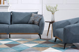 Tranquil Blue Sofa Set (3+2+1) Home & Beyond