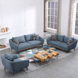 Tranquil Blue Sofa Set (3+2+1) Home & Beyond