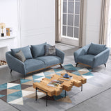 Tranquil Blue Sofa Set (3+2+1) Home & Beyond