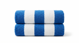 BEACH TOWEL WHITE/BLUE STRIPE 90X180 CM