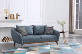 Tranquil Blue Sofa Set (3+2+1) Home & Beyond