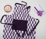 COOKING APRON CLASSIC DIAMOND PURPLE Home and beyond
