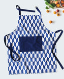 COOKING APRON CLASSIC DIAMOND BLUE Home and beyond