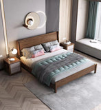 Mayfair Walnut Bed + H&B Mattress Combo Home and beyond
