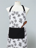 COOKING APRON NEEM LEAF WITH SOLID