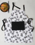 COOKING APRON NEEM LEAF WITH SOLID Home and beyond